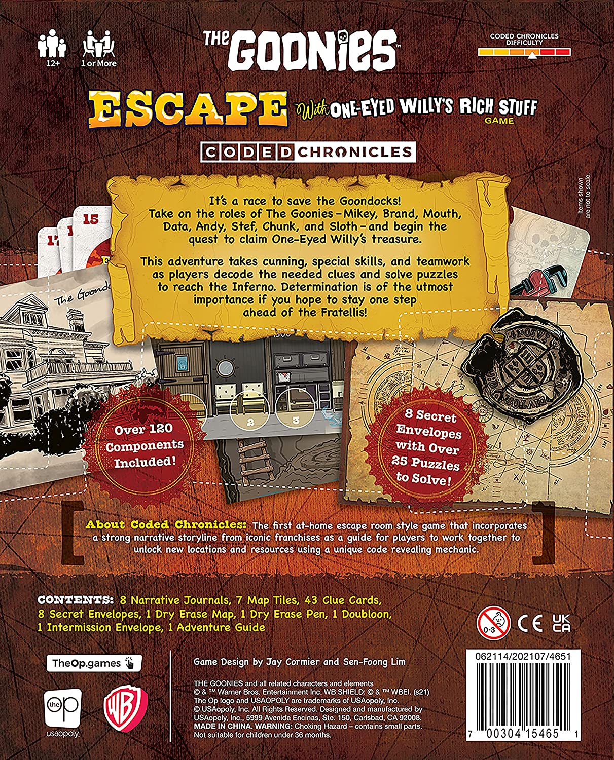 The Goonies : Escape with One-Eyed Willy’s Rich Stuff - A Coded Chronicles Game